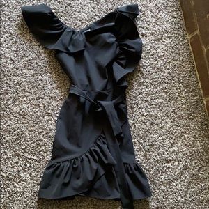 Rebecca Minkoff Black Ruffle Dress